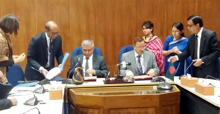 এডিবির সঙ্গে ২১০০ কোটি টাকার ঋণচুক্তি