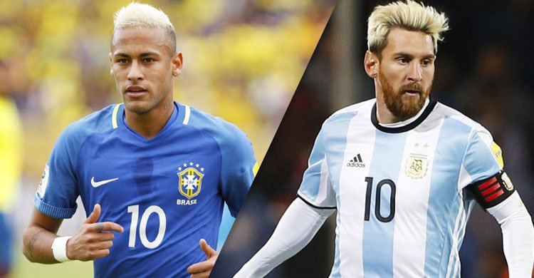 বিশ্বকাপে যেমন হতে পারে ব্রাজিল-আর্জেন্টিনার গ্রুপ