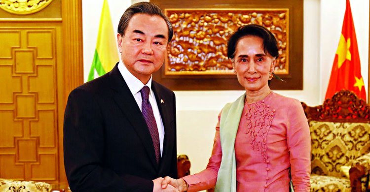 সু চির সঙ্গে চীনের পররাষ্ট্র মন্ত্রীর সাক্ষাৎ