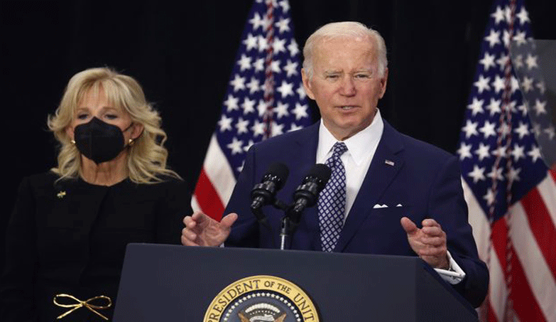 নিউ ইয়র্কে বন্দুক হামলায় শ্বেতাঙ্গদের আধিপত্যকে দুষলেন বাইডেন