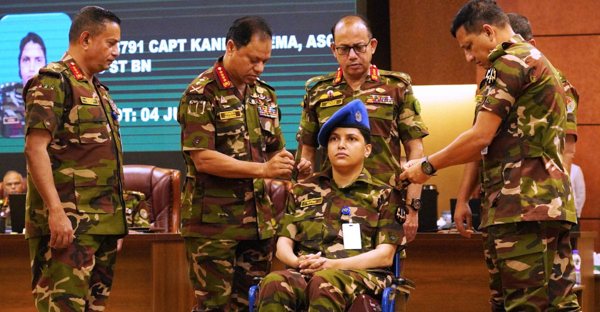 জীবন যুদ্ধে হার না মানা কানিজ ফাতেমাকে মেজর পদে পদোন্নতি