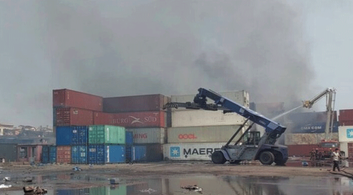 ৬০ ঘণ্টায়ও নেভেনি বিএম কনটেইনার ডিপোর আগুন