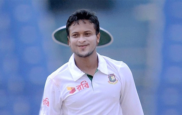 দ্বিতীয়স্থানে উঠে এলেন সাকিব