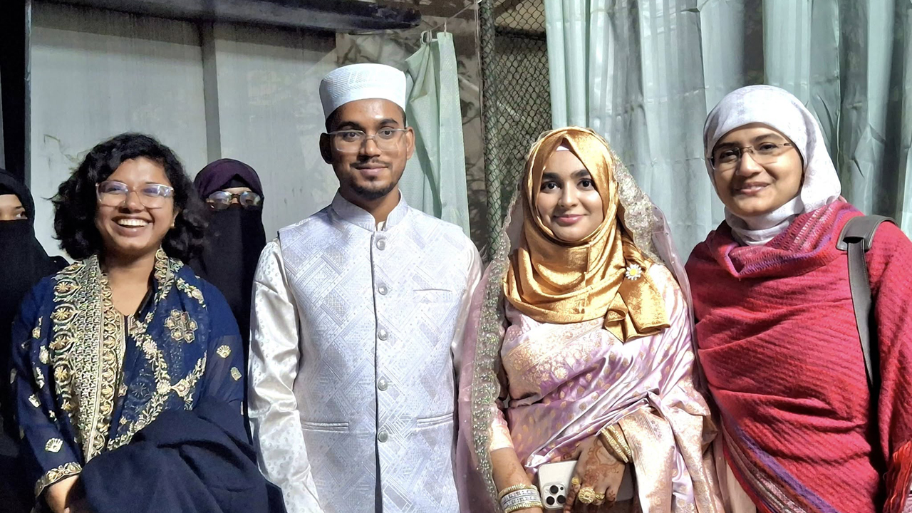 বিয়ে করলেন এনসিপি নেতা হান্নান মাসউদ, কনে ছাত্রশক্তির নেত্রী জেদনী